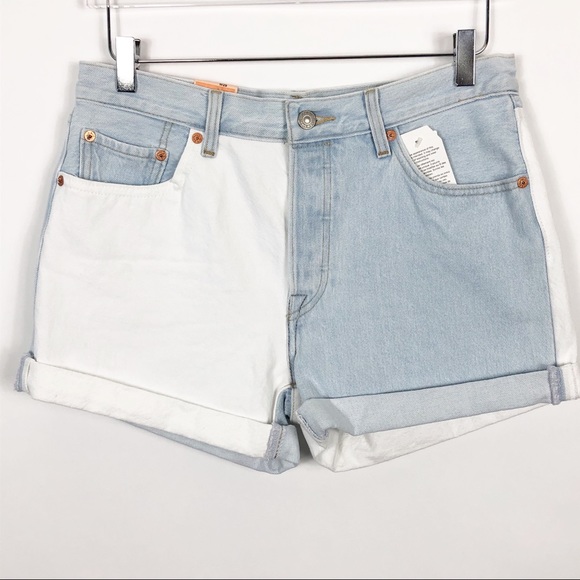 Levi's Pants - Levi’s NWT 501 Two Tone Rolled Cutoffs Jean Shorts